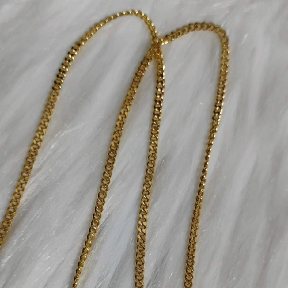 SALE! Authentic Dior CD Plated Gold W Crystal Details Pendant Necklace - Picture 7 of 15